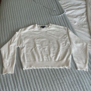 🧡 Casual White Women's Sweater